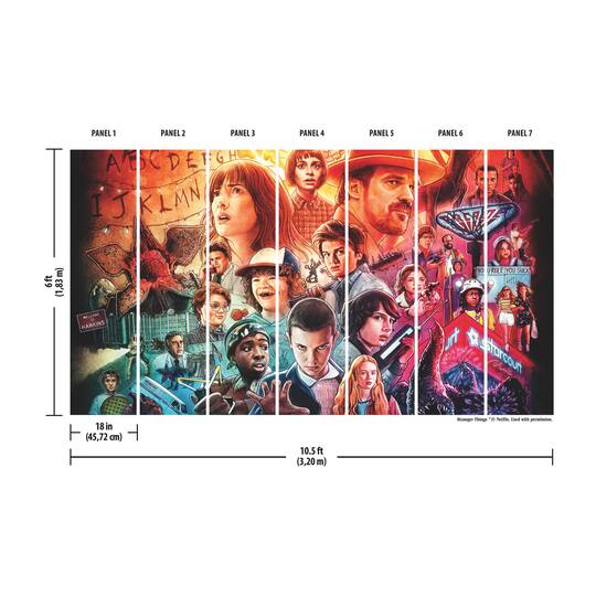 RoomMates Netflix Stranger Things Mural